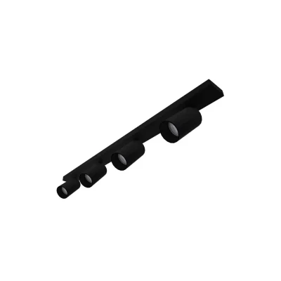 Image of Okto 4 C GU10 Adjustable Wall/Ceiling Light Matt Black Collingwood Lighting