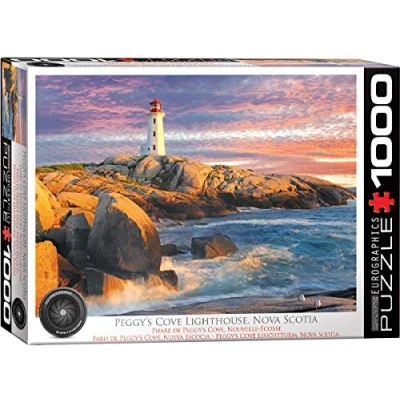 Image of EuroGraphics 6000 5437 Peggy&#039;s Cove Lighthouse Jigsaw Puzzle, Various, 19.25&quot; x 26.5&quot;