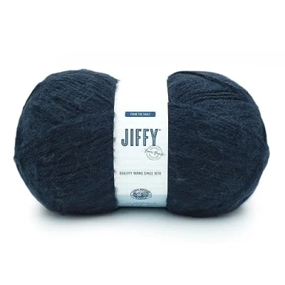 Image of Lion Brand Yarn Jiffy Bonus Bundle Yarn, 1 Pack, Deep Indigo