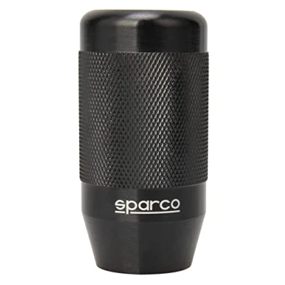 Image of Sparco Manual Gear Shift Knob SPC Racing Aluminium Black Universal