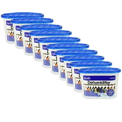 Image of Albert Austin 500ml Dehumidifier Absorber Box Interior Disposable Dehumidifiers For Moisture Trap Condensation Remover Dehumidifying Damp Crystals Home Office (10)