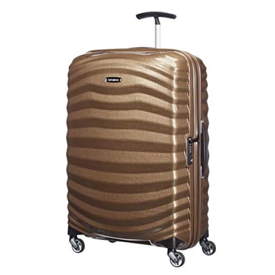Image of Samsonite Lite Shock Spinner M Suitcase, 69 cm, 73 Litre, Brown (Sand)