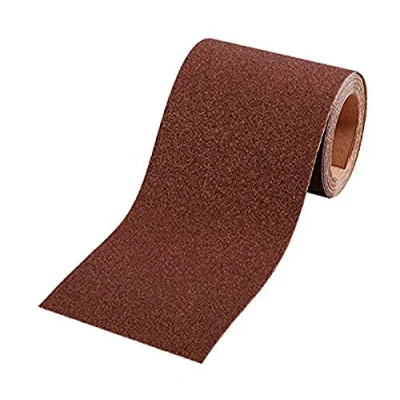 Image of kwb Sanding Roll 5 M X 93 Mm Made of Corundum with Grit 120, High Quality Synthetic Resin Bonding and Reinforced Paper Backing for Medium Fine Wood Metal