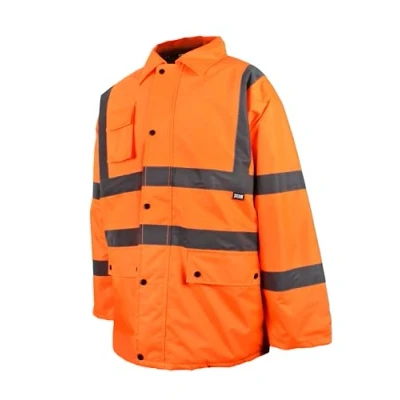 Image of Scan Hi Vis Motorway Jacket Orange, Railway Standard RIS 3279 TOM Size: XL