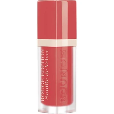 Image of Bourjois Rouge Edition Souffle de Velvet Liquid Lipstick 1 Orangélique Pinks, 7.7ml