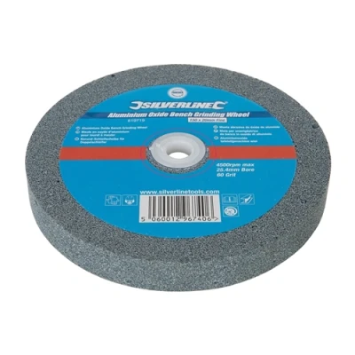 Image of Silverline Aluminium Oxide Bench Grinding Wheel 150 x 20mm Fine