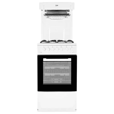 Image of Beko KA52NEW Gas Cooker Eye Level Grill White