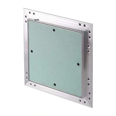 Image of Plasterboard Access Panels with Aluminium Frame/Revision Door/Inspection Flap/Service Hatch/Vision Panel (500mm x 600mm)