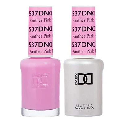 Image of DND Duo Gel &amp; Nail Polish Set Panther Pink 537 2x15ml