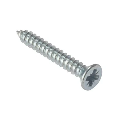 Image of ForgeFix Self Tapping Screws Countersunk 1/2&quot; x 6 Zinc Plated Box 200