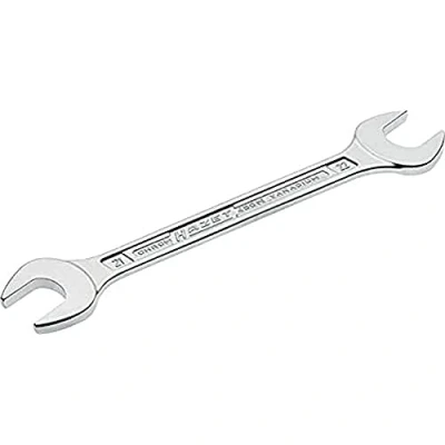 Image of HAZET 450N 21X22 238 mm Hexagon Profile Double Open End Wrench Chrome Plated