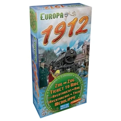 Image of Days of Wonder Ticket to Ride Europa 1912 Board Game EXPANSION Ages 8 For 2 5 Players