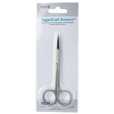 Image of PME SCS600 Sugarcraft Fine Scissors , Silver 4.5 x 0.3 11.5 cm