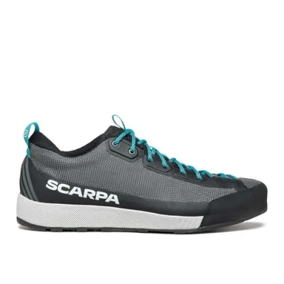 Image of Scarpa Gecko LT Approach Shoes, Anthracite Azure, 11.5 UK