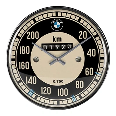 Image of Nostalgic Art 51080 BMW Tachometer, Wall Clock 31cm