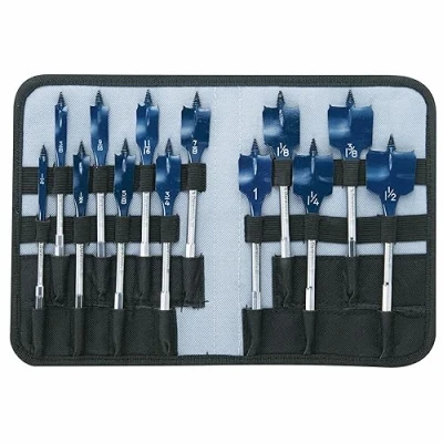 Image of BOSCH (Universally Compatible Accessory) DSB5013P 13 Piece Daredevil Spade Bit Set in Pouch