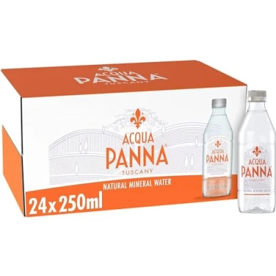 Image of Acqua Panna Still Natural Mineral Water in Glass 250ml (Pack of 24)