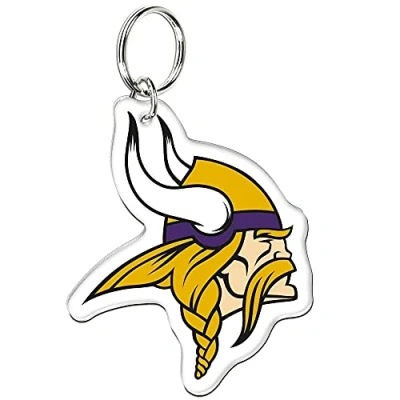 Image of Wincraft Minnesota Vikings Premium Logo NFL Key Ring