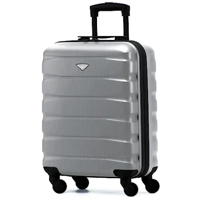 Image of Flight Knight Lightweight 4 Wheel ABS Hard Case Suitcases Cabin Carry On Hand Luggage Approved for Over 60 Airlines Including easyJet, Jet2 &amp; Maximum Size Ryanair (Priority) 55x40x20cm