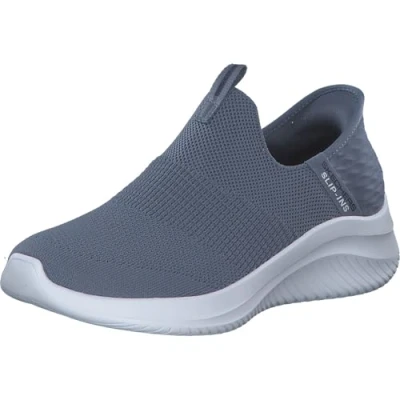 Image of Skechers Women&#039;s Ultra Flex 3.0 Cozy Streak Streak, Slate Textile Navy Trim, 3.5 UK