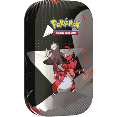 Image of Pokémon TCG: Unova Mini Tin Krookodile &amp; Excadrill (2 Booster Packs 1 Sticker Card)