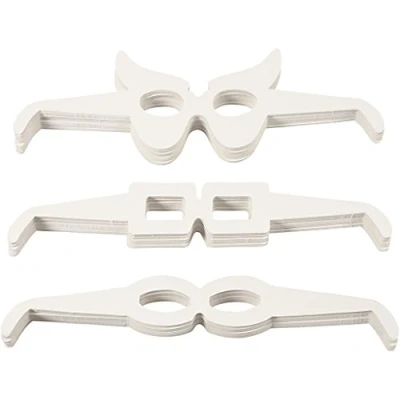 Image of Creativ 23869 Glasses, L: 32 cm, H: 5 7 160asstd, 230 g,White