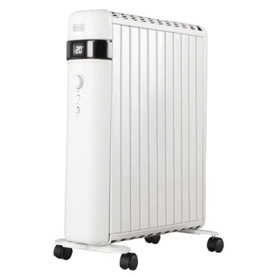 Image of Black + Decker 2.5KW Digital Oil Free Radiator 24 Hour Weekly Timer