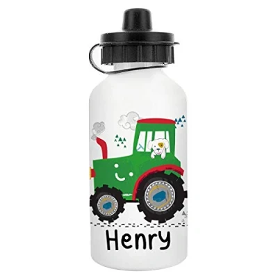 Image of CalEli Gifts Personalised Tractor Drinks Bottle
