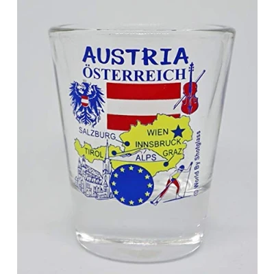 Image of Austria EU Series Landmarks and Icons Shot Glass