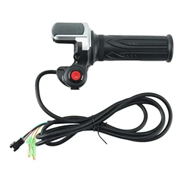 Image of Lodokdre 48V Electric Bicycle Scooter Speed Throttle Grip LCD Display with Switch EBike Twist Accelerator Handlebar