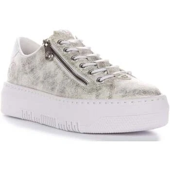 Image of Rieker M1953 60 women&#039;s Trainers in White