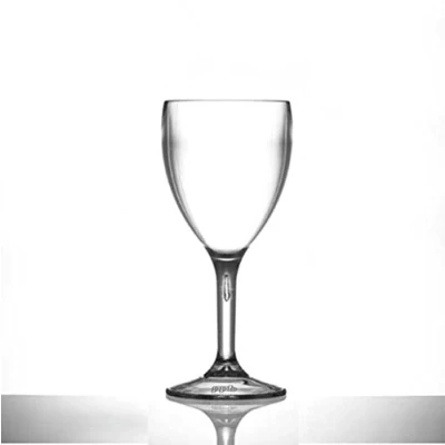Image of Virtually Unbreakable Polycarbonate 255 ml Wine Glass, Pack of 4