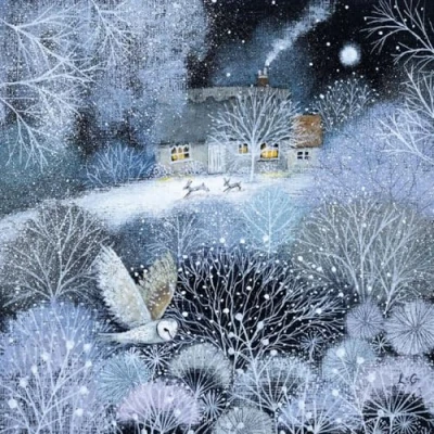 Image of Museums &amp; Galleries Christmas Cards (MG 349152 XPH) Winter Garden Pack of 5 Classics Range