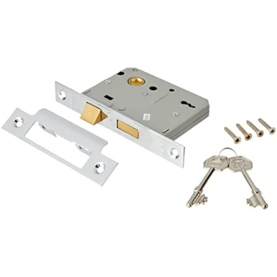 Image of ERA 573 61 3 inch 76mm Lever Sashlock with Chrome Effect