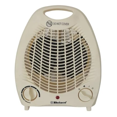 Image of Belaco Fan Heater 2 Heat Settings 1000/2000W Electric Heaters Overheat Protection BFH21C