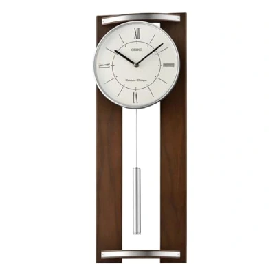 Image of Seiko Wooden Pendulum Wall Clock QXH078Z
