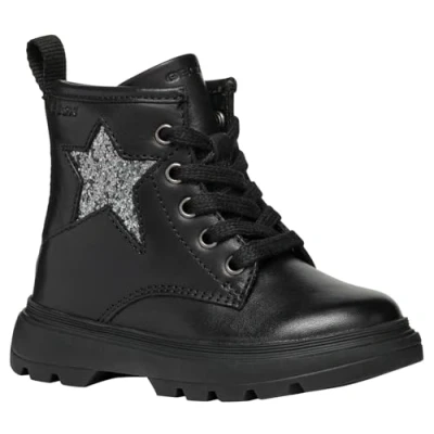 Image of Geox Baby B KIDDARTAH Girl A Ankle Boot, Black, 2 UK Child