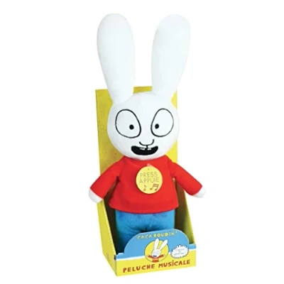 Image of Jemini Simon Plush Toy +/ 30 cm Musical Cocoa Sausage