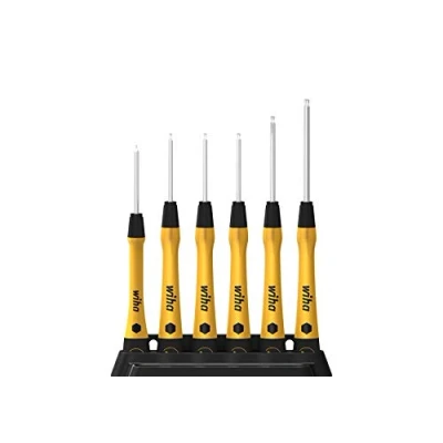 Image of Wiha PicoFinish ESD, Yellow/Black, (HQZ370ESDPFM6)