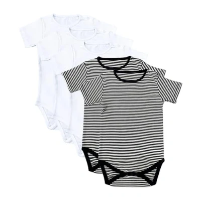 Image of NIYS Unisex Bodysuits Shortsleeved Comfortable Soft 100% Cotton Vests Onesies for 0 to 24 Months Baby Boys and Girls (Pack of 5) (Colour 6, 18 24M)