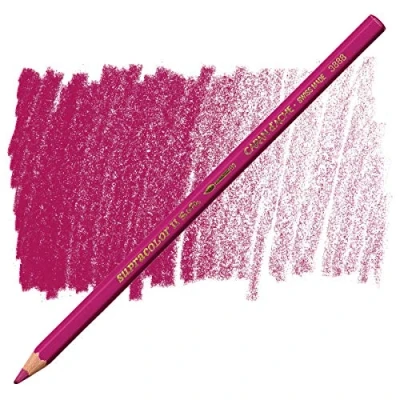 Image of Caran d Ache : Supracolor Soft Watersoluble Artists Colour Pencil Purplish Red