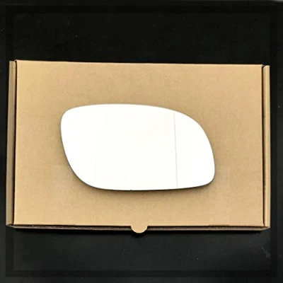 Image of Fits Volkswagen Touran 2003 to 2010 MAY Convex Wing Mirror Glass RIGHT HAND (UK Driver Side)