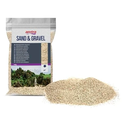 Image of Amtra Ivory White Quartz Finest Freshwater Saltwater Sand 0.8 1.2mm Grit 5kg