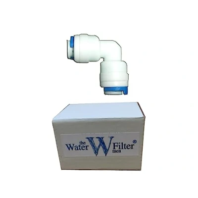 Image of Water Filter Pipe 1/4&quot; 6mm Elbow Connector for Joining Reverse Osmosis tubing, Cooler Pipe, Fridge