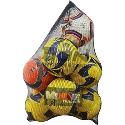 Image of ND 10 Ball RED Mesh Net Carry Football, Netball, Rugby Balls Bag