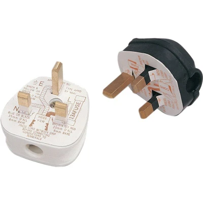 Image of Black Fused Plug 13A (Trade Pack 20) SMJTB13FP