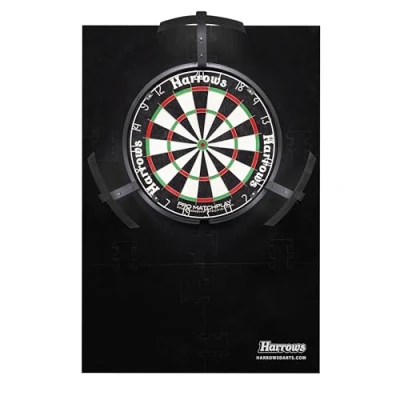Image of Harrows Dart Board surround Ring XL I Dartboard 6pcs Easy Assembly Wall Protector Extra 6000cm Protection 140% LARGER than standard Double Side for Long Life