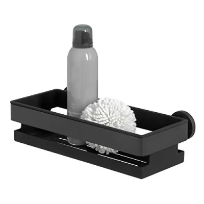 Image of Tiger Noon Shower Basket, Black, 30 x 8 13.8 cm