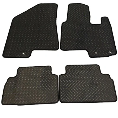 Image of Fully Tailored 4 Piece Rubber Car Mat Set