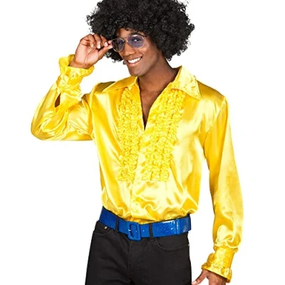 Image of Boland 10232617 Shirt, Yellow, 54/56